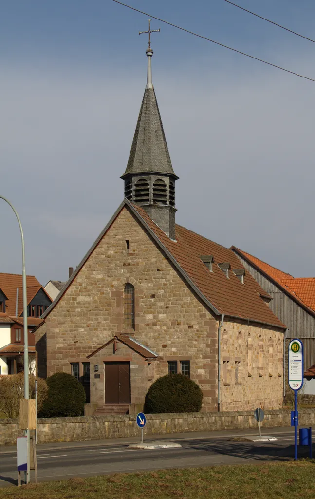 Protestant Church in Rixfeld, Herbstein, Hesse, Germany