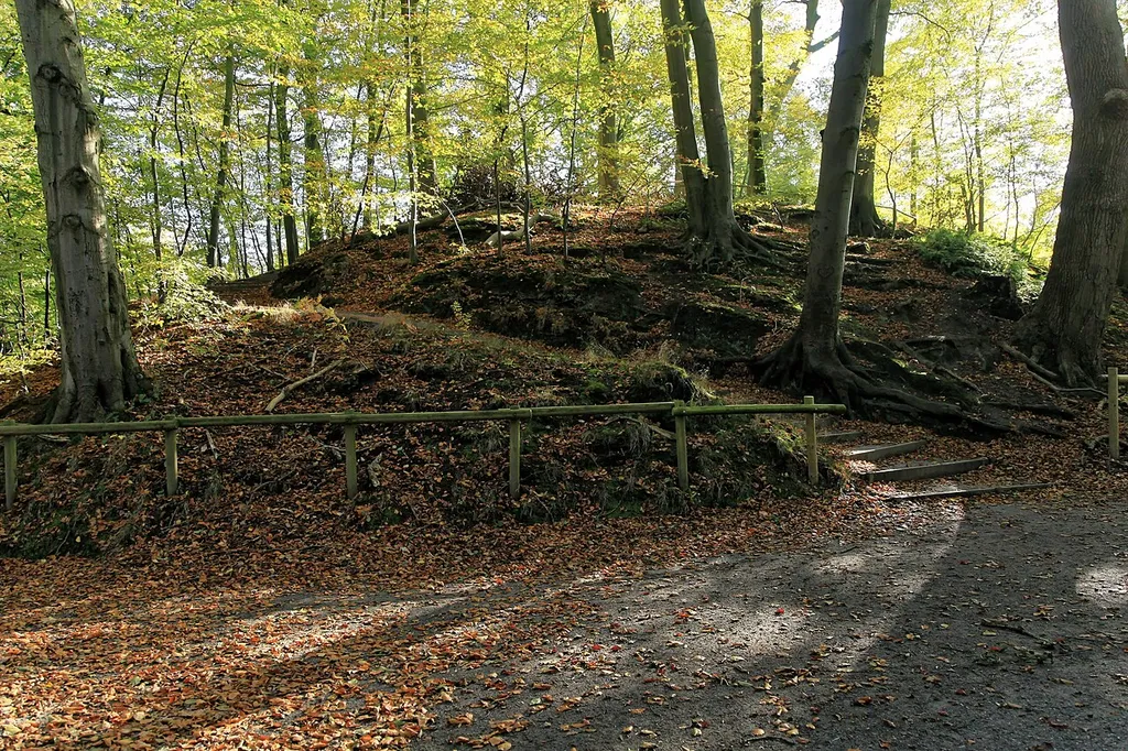 Hügel 1 der Burg Elmendorf, NSG Dreibergen, Dreiberger Straße in Bad Zwischenahn