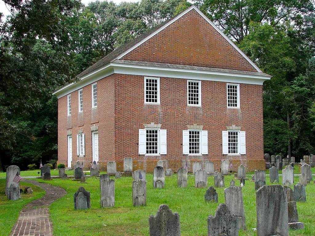 Pittsgrove Presbyterian Church on the NRHP since September 19, 1977 Main St., Daretown, New Jersey (which must have been formerly named Pittsgrove because all 3 churches in the town are named Pittsgrove) Daretown is obviously unincorporated consisting of about 10 buildings - 2 of them named Pittsgrove Presbyterian (this is the old one) and one Baptist or Methodist. Near the metropolis of Woodstown, NJ.