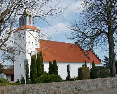 Saksild Kirke Hads Herred, Århus Amt, Denmark