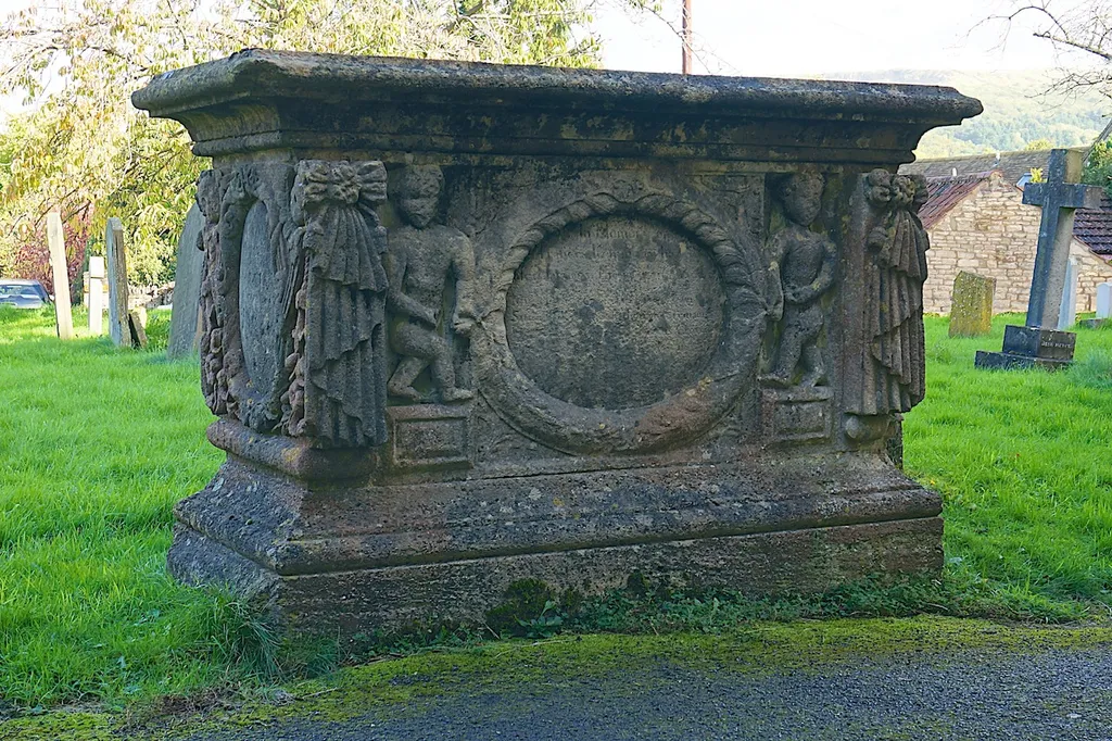 Francis Kemmet(t) Monument in the Churchyard of the Church of St Mary Circa 3 Metres North of North Aisle