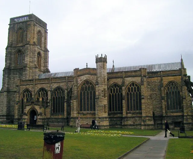 St John the Baptist parish church, Yeovil, Somerset, seen from the south