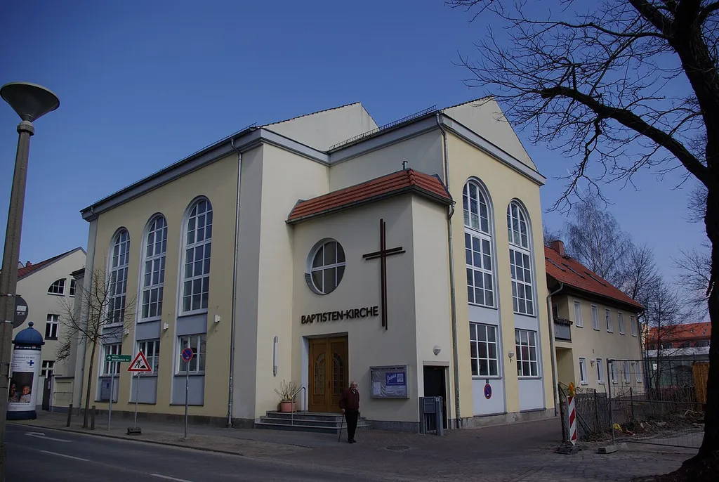 Potsdam in Brandenburg. Die Baptistenkirche befindet sich in der Schopenhauerstraße in Potsdam.