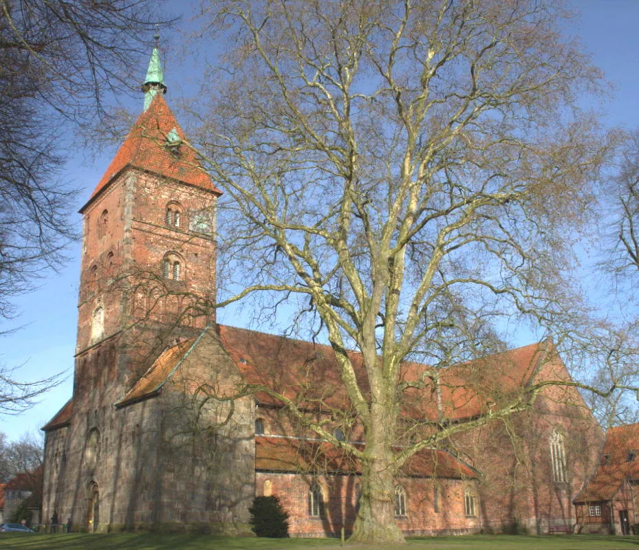 St Alexander's Church in Wildeshausen, Germany, as seen from southwest.