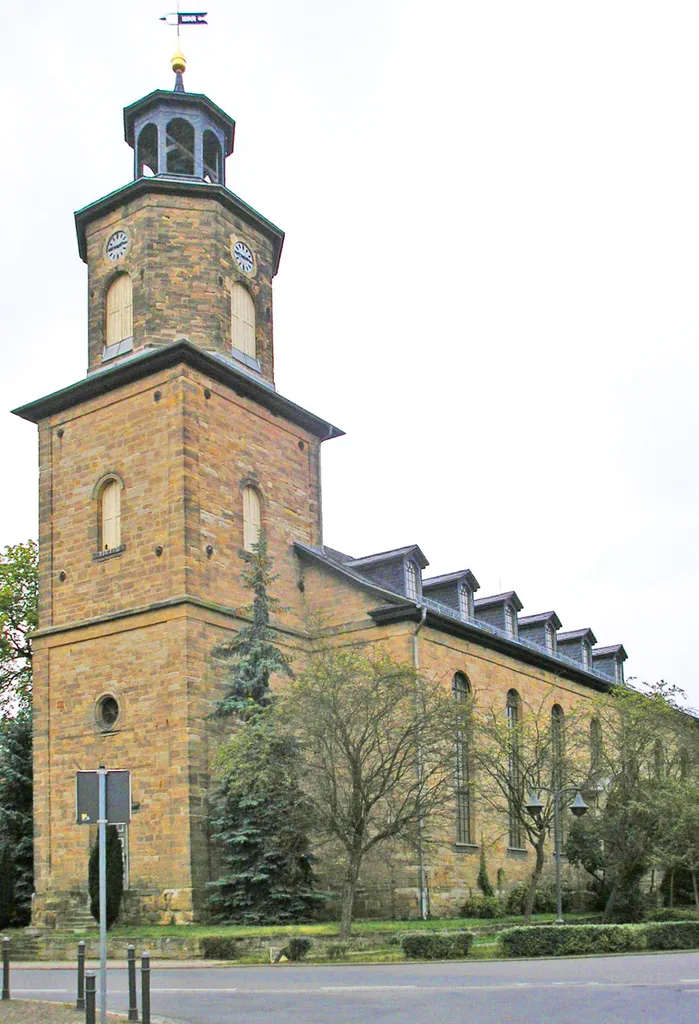 Die Stadtkirche von Rastenberg (Thüringen).