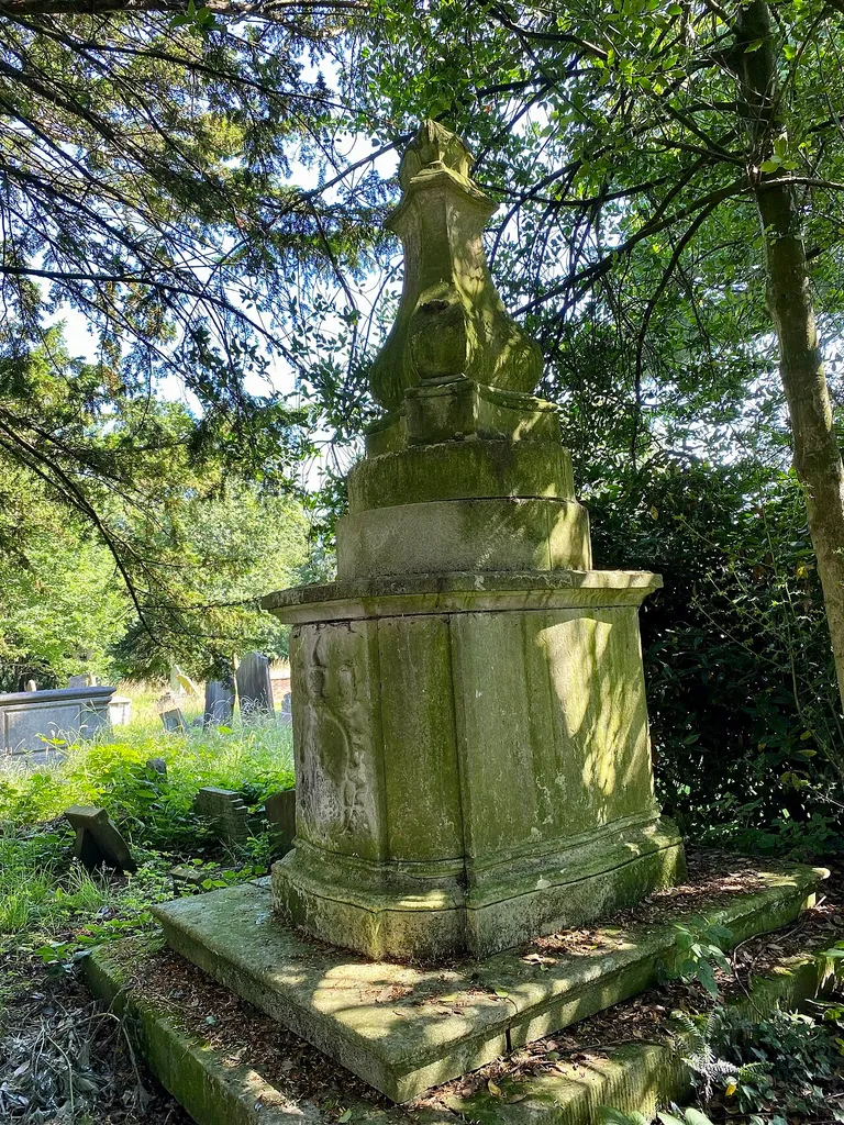 The tomb of John Haley at St Mary's Churchyard in Hendon