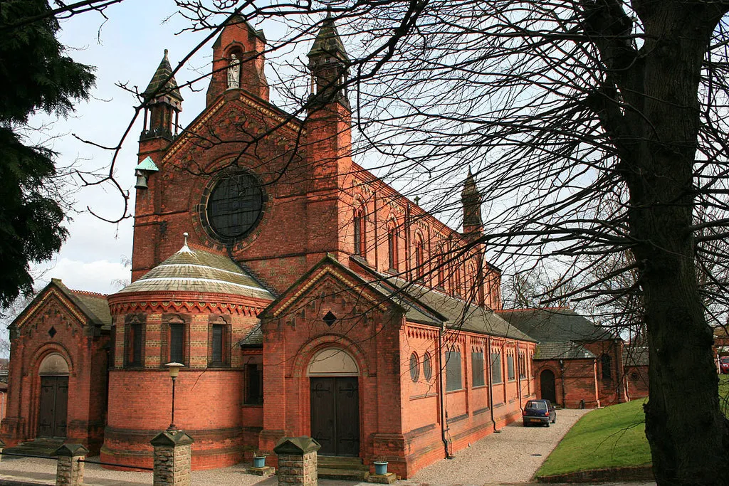 St Paul's, Carlton-in-the-Willows. The church was designed by W. A. Coombs. An elderly gentleman who approached me as I started to photograph the building told me that he was just finishing-off a book of the history of the church and that it was built for the 4th Earl of Carnarvon and it sat unfinished for six years after the money ran-out. This is somewhat confirmed by its listing (Grade II) description which dates it as 1885 and 1891. A plaque on the outside of the chancel confirms the patronage 1738840.