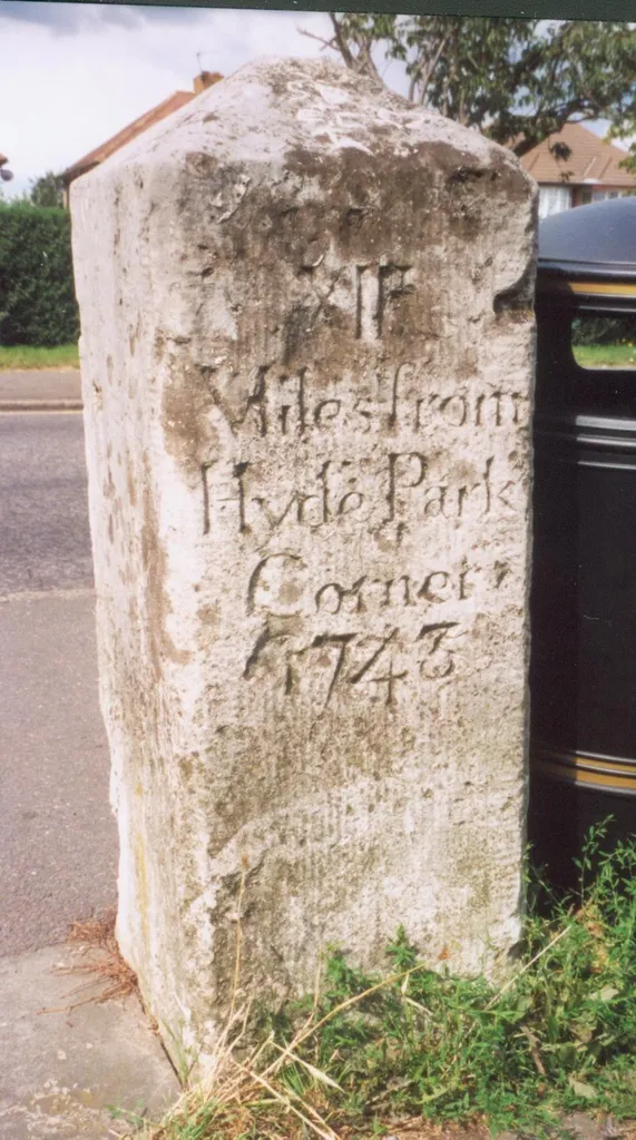 Milestone 13 Miles From London