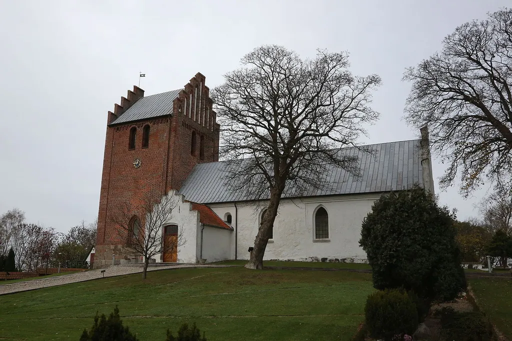 Torup church in Halsnæs, Denmark