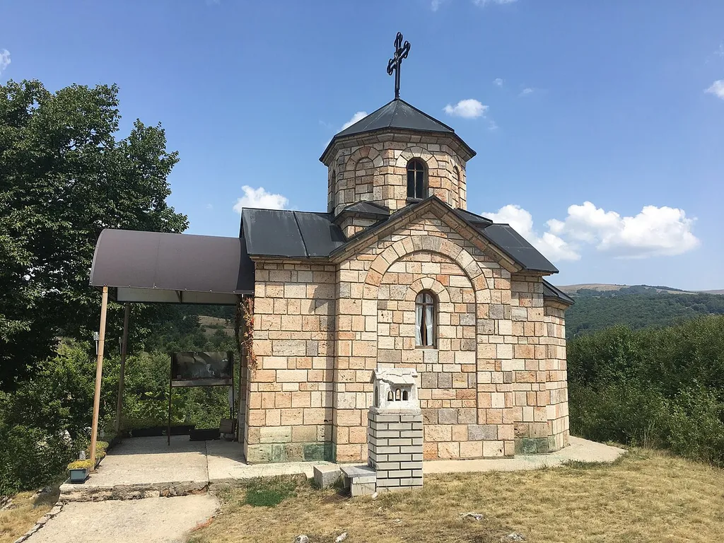 St. Nedela Church in the village of Plaḱe