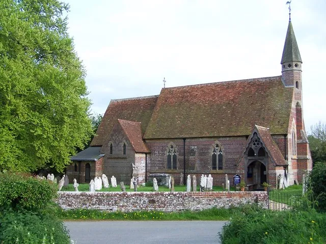 St Andrews Church, Landford Viewed from the car park