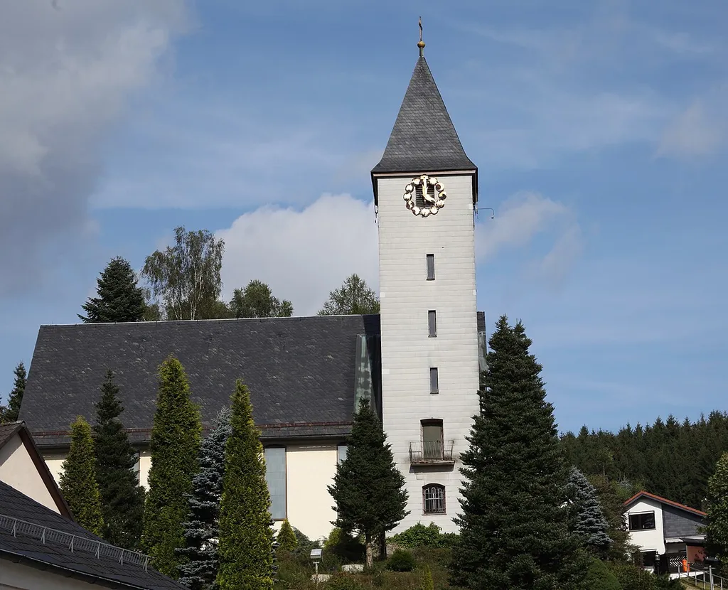Katholische Christ König Kirche in Tettau, Landkreis Kronach