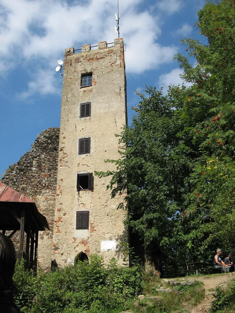 Rýzmberk castle near town Kdyně, Czech Republic