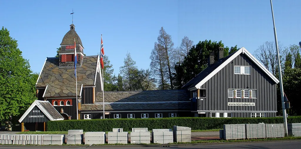 Rotterdam, Noorse Zeemanskerk. Rijksmonument.