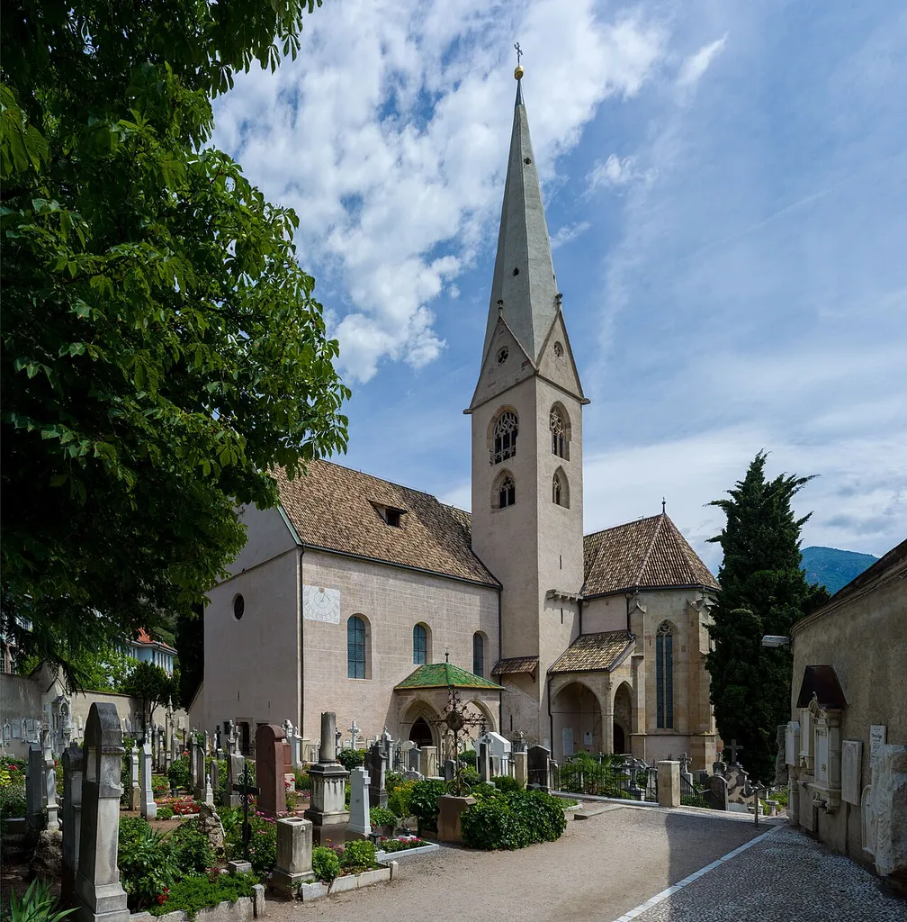 Old Parish Church in Gries Bozen Bolzano (south-west view)