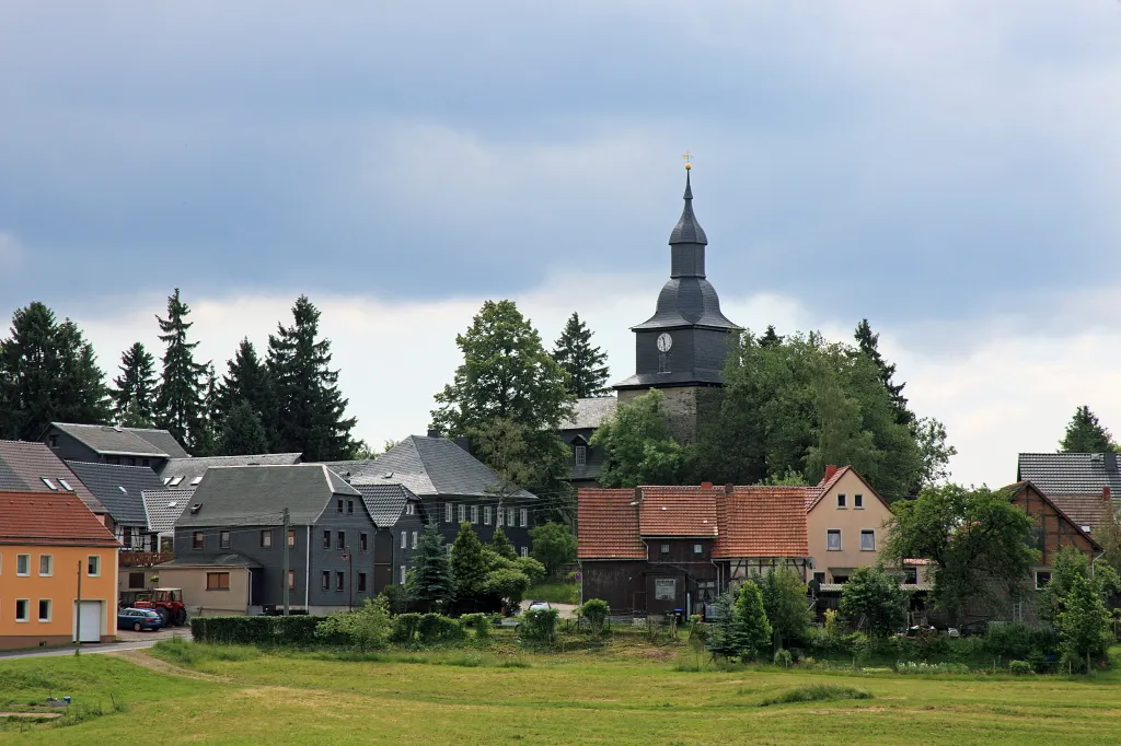 Braunsdorf, Saalfelder Höhe, Ansicht von Nordwest