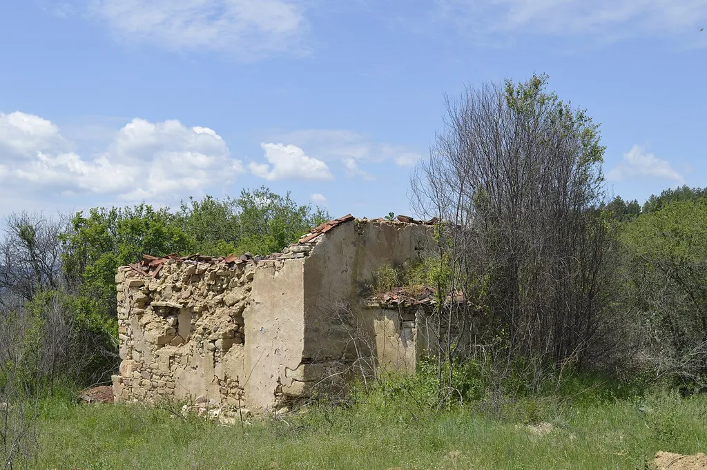 Ruined church of the Ascension of Jesus in the village Pančarevo