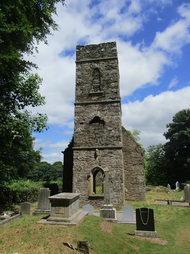 Former Aghinagh Parish Church, west tower