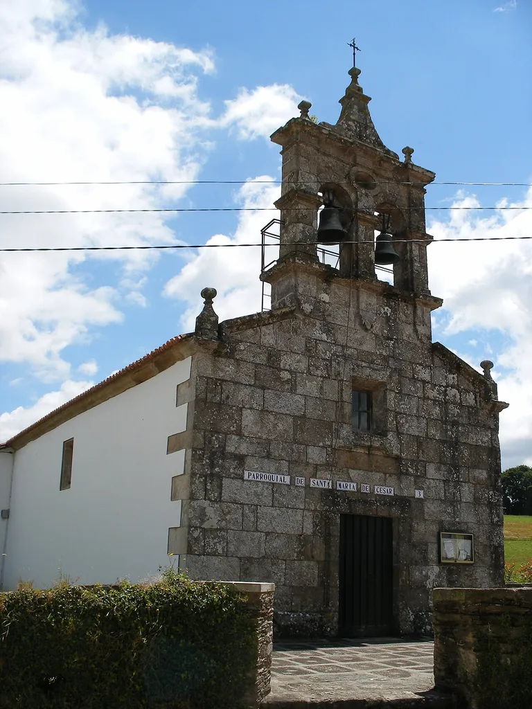 Igrexa parroquial de Cesar no concello de Santiago de Compostela.