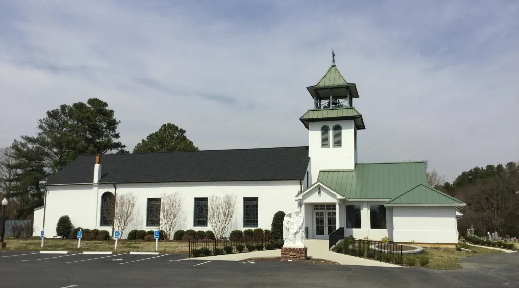 Front View of St Joseph, Pomfret, MD