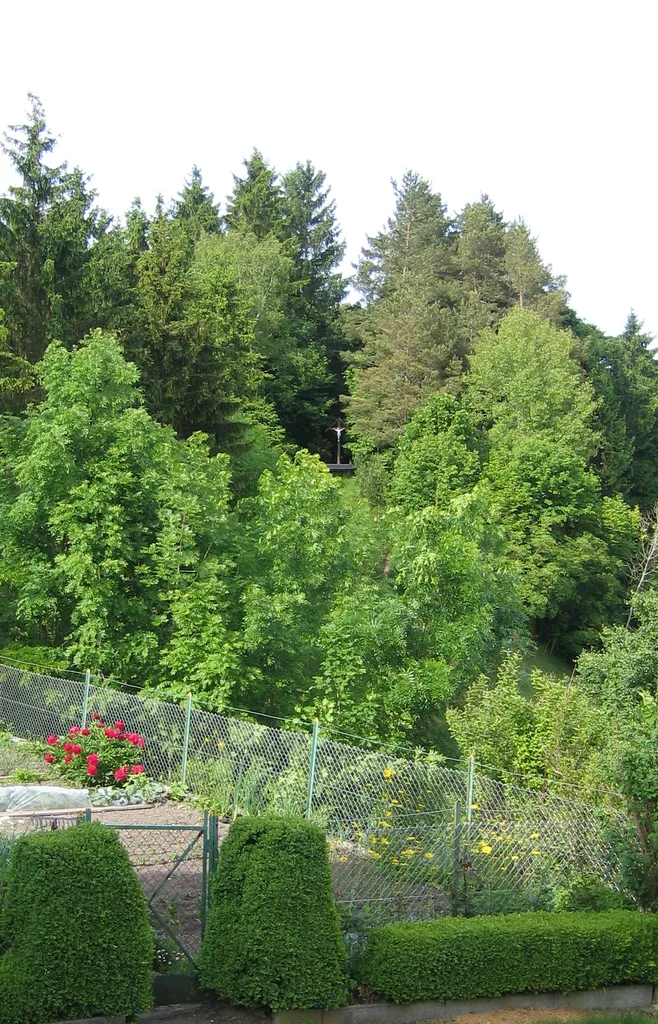 Schlossbüchl of Schmalegg, location of former Schmalegg Castle