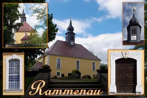 Pfarrkirche und Kirchhof in Rammenau