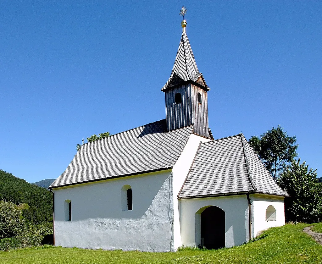 Subsidiary church "Fourteen Holy Helpers" at Selesen, municipality Brueckl, district Saint Veit on the Glan, Carinthia / Austria / EU