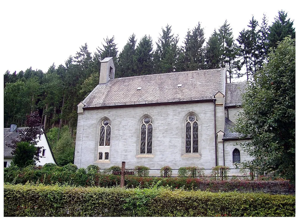 Evangelische Kirche (Petruskirche Ramsbeck) in Bestwig-Ramsbeck.