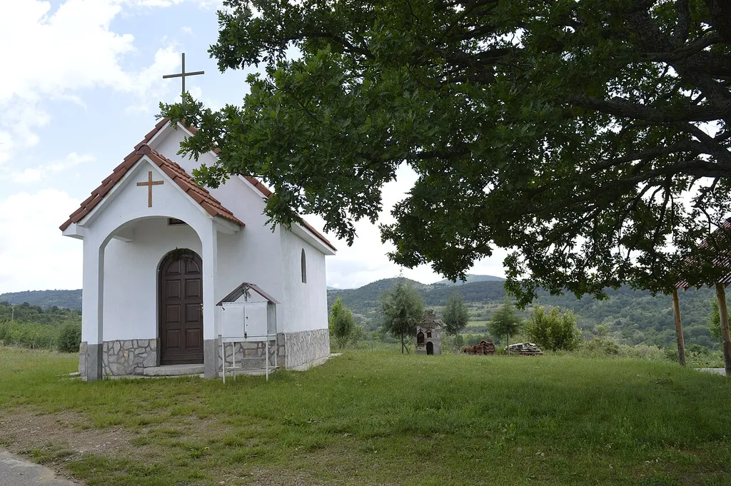 View of the St. George's Church in the village Kiselica