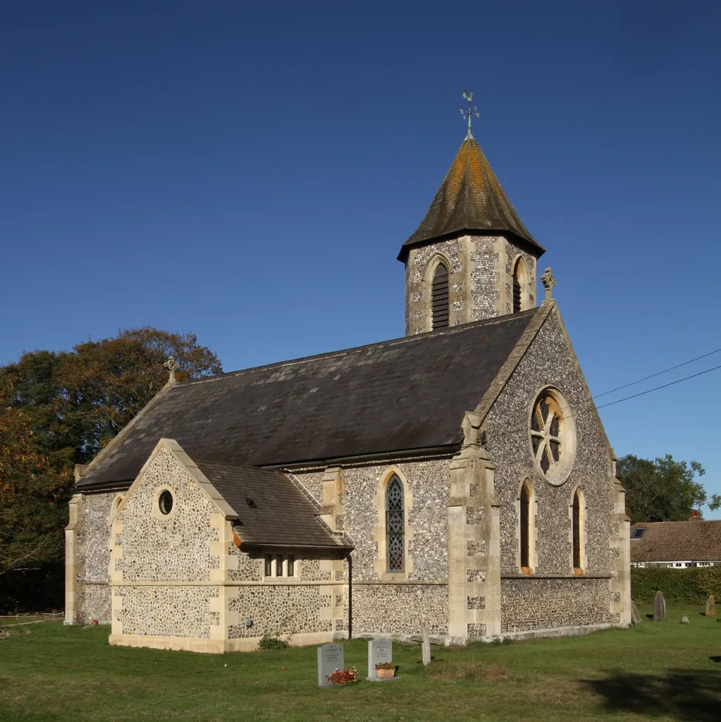Parish church of St John the Evangelist, Stoke Row, Oxfordshire, seen from the southeast