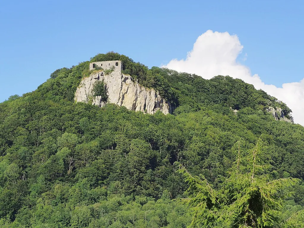 Rosenstein western cliff viewed from south-west in late afternoon