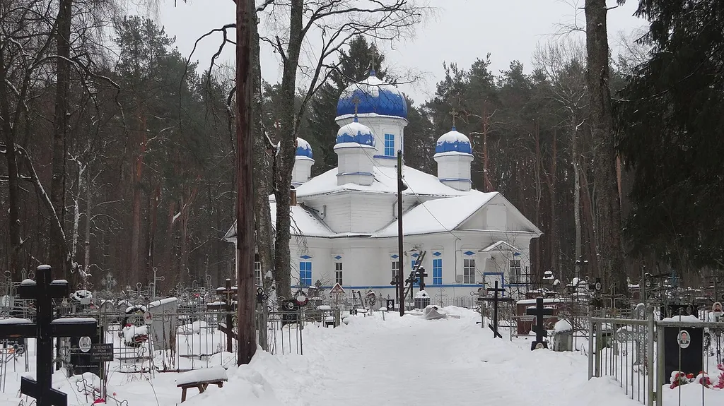 Церковь Успения Пресвятой Богородицы (Республика Карелия, Олонец, кладбище в Кунелицах)