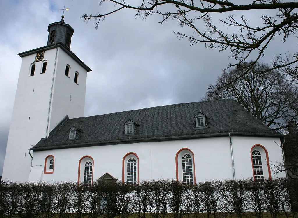 Evangelische Pfarrkirche in Schupbach, Deutschland
