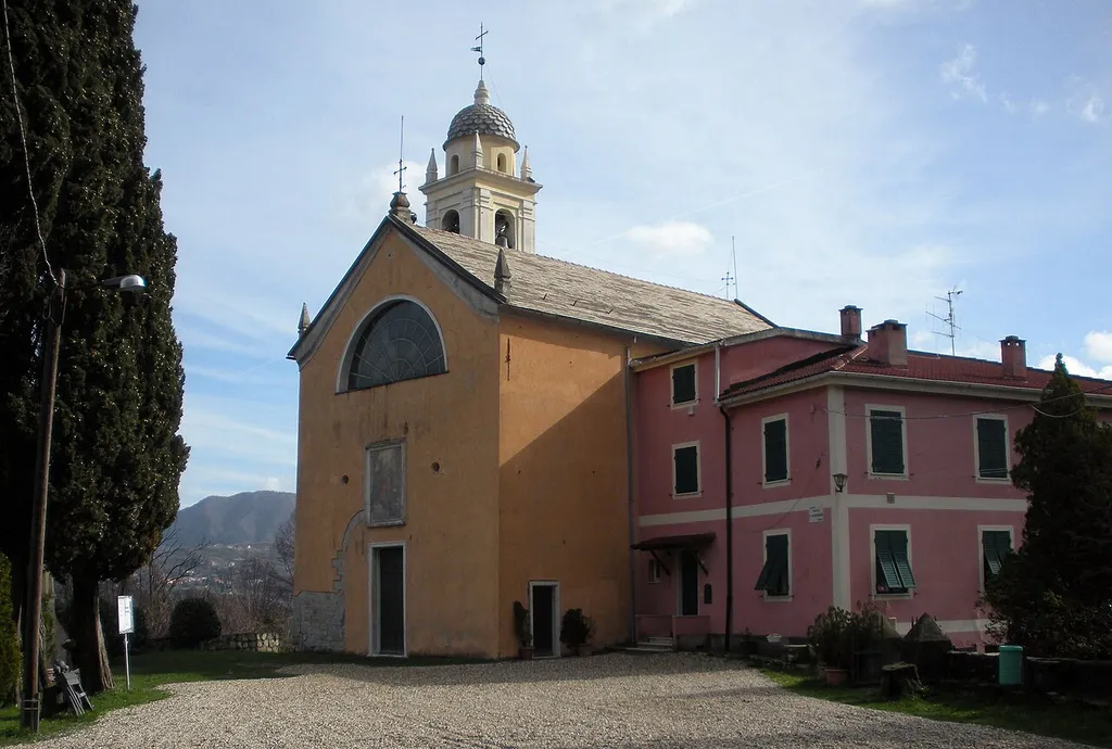 La chiesa di Santa Margherita (Casanova, comune S.Olcese, prov. Genova) Foto propria Marzo 2010