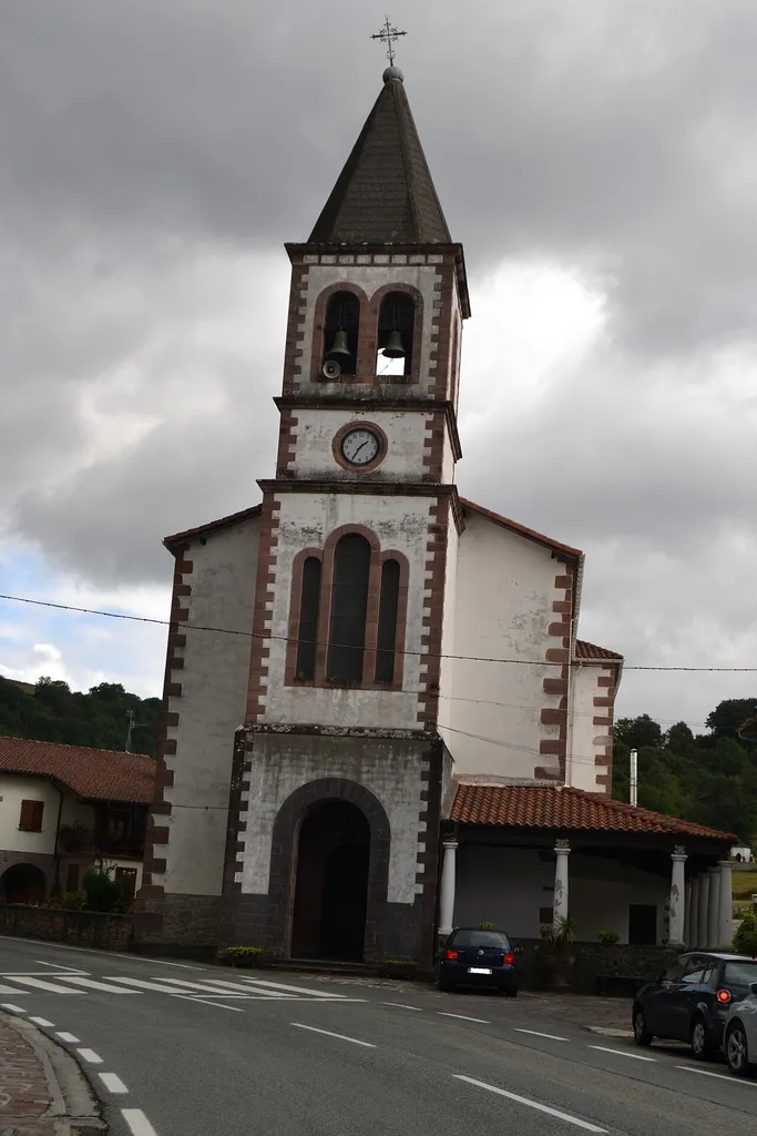 Assumption of Mary's church, Oronoz-Mugairi, Baztan. Navarre, Spain.