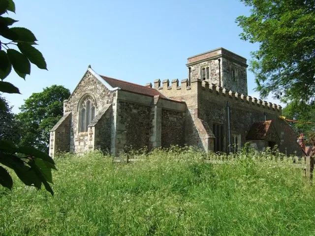 St Peter and All Saints, Battlesden. Tiny Battlesden's rather splendid church. Although not particularly large I would think that this church could hold the entire population of Battlesden five times over ! Read more about Battlesden and its church here http://www.british-history.ac.uk/report.asp?compid=42445