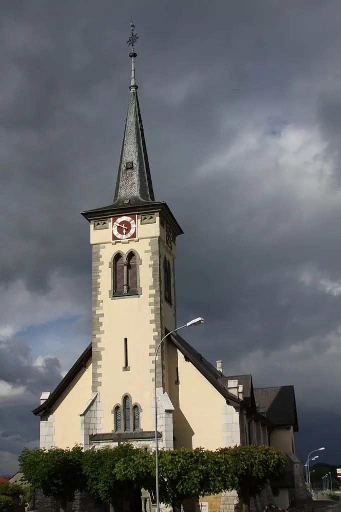 St. Martin's Church, Grand-Rue 59a, Cugy