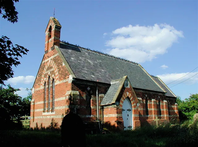 St Helen's church, Kilnsea, East Riding of Yorkshire, England, seen from the south-west.