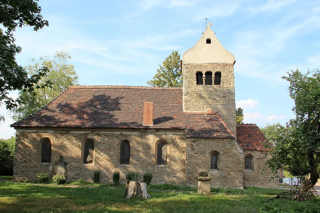 Kirche in Großwülknitz, Sachsen-Anhalt.