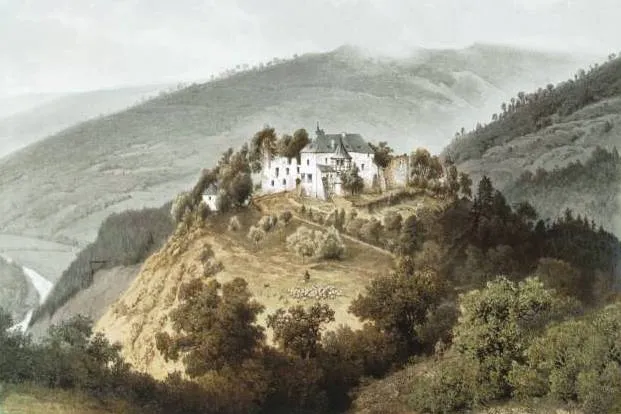 Burg Schwarzenberg close to the city of Plettenberg, Germany
