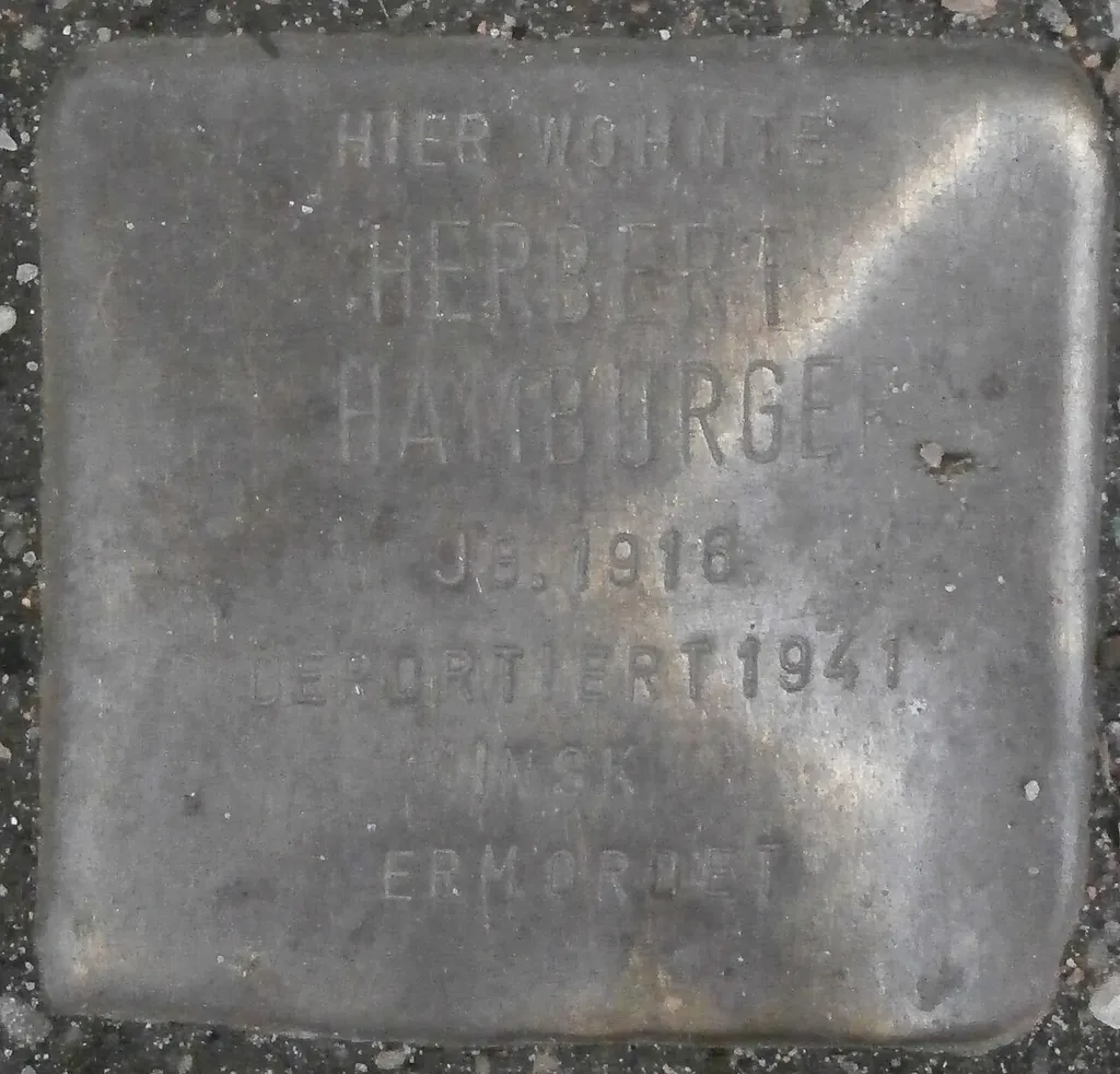 Stolperstein für Herbert Hamburger