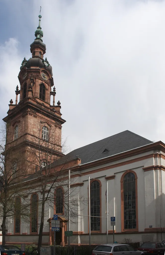 Mannheim, Germany. City-church Konkordien.