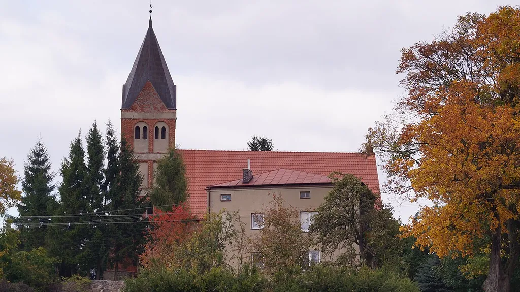 Myślice, zespół kościoła p.w. Wniebowzięcia NMP, pocz. XIV, XV-XIX