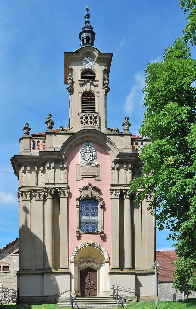 The Holy Trinity Church in Meßbach, Southern Germany.