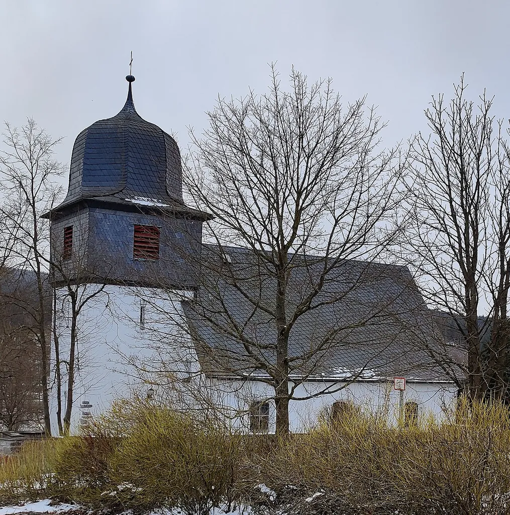 Evangelisch-lutherische Christuskirche Marxgrün, Gemeinde Naila, Oberfranken, Bayern, Deutschland
