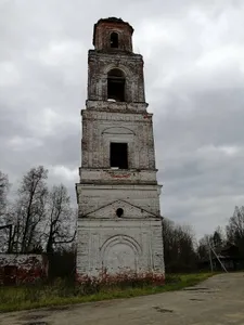 Bell tower of Intercession church, Gruzdevo