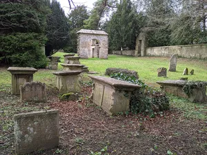 Group Of 5 Monuments In The Churchyard Approximately 20M East Of Chancel Arch