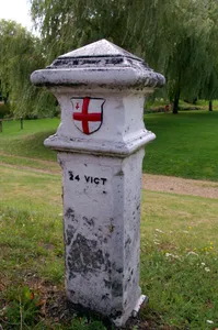 London Coal Duty Marker On South Side Of Road Near Telford's Bridge