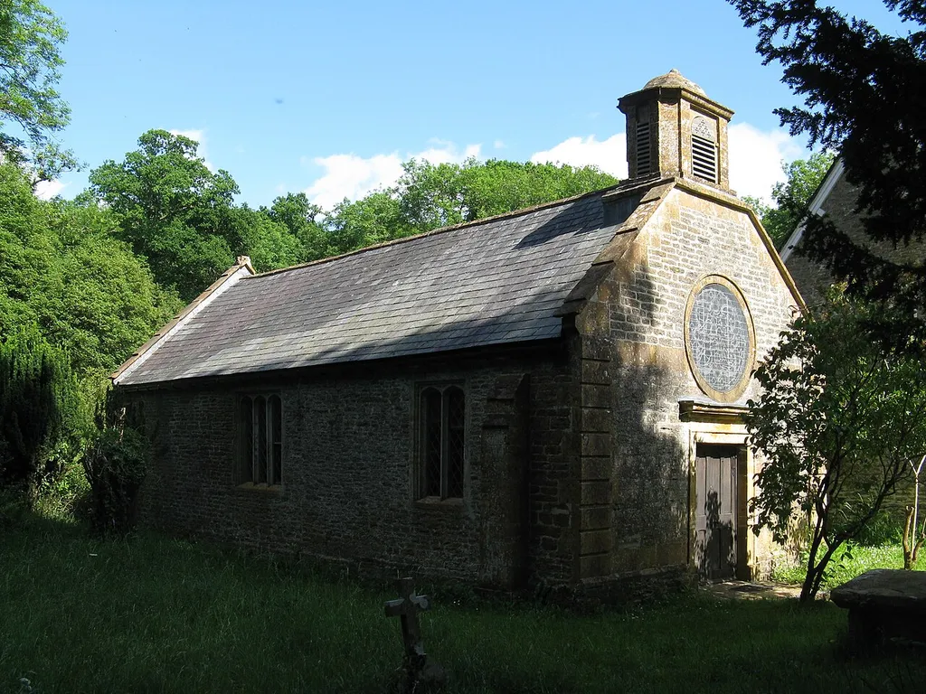 St James' parish church, East Chelborough, Dorset, seen from the northwest