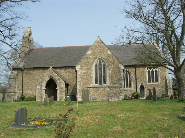 St Nicholas' parish church, Main Street, Mowsley, Leicestershire, seen from the south